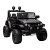 12V Kids Ride On Car, Electric Battery Powered Off-Road Truck Toy with Parent Remote Control, MP3 Music & Adjustable Speed, Black