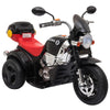 6V Kids Electric Motorbike, Motorcycle Dirt Bike Battery-Powered Ride-On Toy, Off-road Street Bike with Music & Horn Buttons for Child, Black