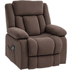 Power Lift Recliner Chair with Massage and Heat for Rest-Loving Adults, Electric Lift Chair with Side Pockets – Brown