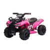 Children Ride On Cars with Real Working Headlights, 6V Battery Powered Motorcycle for Kids 18-36 Months, Pink