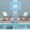 Pool Side Portable Basketball Hoop System Stand Goal with Height Adjustable 3FT-4FT, 32'' Backboard