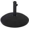 20" 55 lb Outdoor Patio Round Cement Umbrella Stand Base for the Deck or Porch with Variable Umbrella Hole