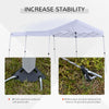 20' x 10' Garden Foldable Pop Up Canopy Tent Gazebo with Adjustable Legs  Roller Bag Outdoor Party