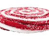 Candy-Themed Christmas Party Ornaments, Set of 6 Double-Sided Lollipop Decorations, Red