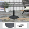 20" 55 lb Outdoor Patio Round Cement Umbrella Stand Base for the Deck or Porch with Variable Umbrella Hole