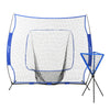 7.5'x7' Baseball Practice Net Set w/ Catcher Net, Tee Stand for Pitching, Fielding, Practice Hitting, Batting, Backstop, Training Aid