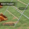 Chicken Roost for Coop, Jungle Gym Roosting Bar, 55" x 33.75"