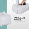 20" 4.5 Gallon Portable Camping Hand Wash Sink With Towel Holder Soap Dispenser Rolling Wheels Faucet Station Outdoor Events Gatherings