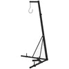 Foldable Punch Bag Stand, Height Adjustable Heavy Bag Stand with Weighted Base, Free Standing for Home Gym, Stand Only