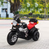 6V Kids Electric Motorbike, Motorcycle Dirt Bike Battery-Powered Ride-On Toy, Off-road Street Bike with Music & Horn Buttons for Child, Black