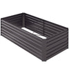 Galvanized Raised Garden Bed, Steel Outdoor Planters with Reinforced Rods,, 71'' x 36'' x 23'', Dark Gray