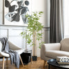 6ft Artificial Tree, Indoor Outdoor Fake Bamboo with Pot, for Home Office Living Room Decor