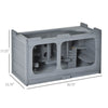 Wooden Hamster Cage Rat House Mice Mouse Habitat with Platforms, Hideouts, Swings, Jumping Bars and Pull-out Tray