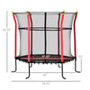 Trampoline for Kids with Net for Indoor/Outdoor Use, Red