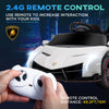 Lamborghini Veneno Licensed Remote Control Ride on Car, Kids 12V Ride on Toy with Bluetooth, Suspension System, Horn, Music & Lights, White