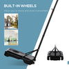 Portable Basketball Hoop System Stand with 29in Backboard, Wheels, Height Adjustable 6.3FT-8.2FT for Indoor Outdoor Use