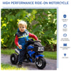 6V Kids Electric Motorbike Ride-On Motorcycle Dirt Bike, Battery-Powered Toy Off-road Street Bike w/ Music Horn Headlights for Girls Boys, Blue