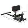 Sissy Squat Machine, Leg Workout Equipment with Adjustable Pad, Rollers and Non-slip Foot Plate for Home Gym Fitness