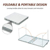 47" Portable Camping Table Aluminum Camping Folding Camp Table w/ Carrying Handle