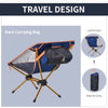 Patio Folding Lawn Chairs with Padded, Folding Outdoor Chair with Back Hanging Design, Carry Bag,Supports 265 Lbs, for Hiking Fishing