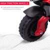 6V Electric Motorcycle for Kids, Dirt Bike, Battery-Powered Ride-On Motorbike Toy Off-Road Street Bike with Headlights & Training Wheels, Red