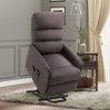 Linen Lift Recliner for Comfort-Seeking Adults with Remote for Effortless Comfort – Brown