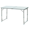 47" Portable Camping Table Aluminum Camping Folding Camp Table w/ Carrying Handle