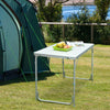 47" Portable Camping Table Aluminum Camping Folding Camp Table w/ Carrying Handle