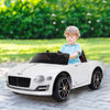 Electric Toy Car 12V Licensed Bentley GT Electric Vehicles w/ Parent Remote Control, White