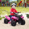 Children Ride On Cars with Real Working Headlights, 6V Battery Powered Motorcycle for Kids 18-36 Months, Pink