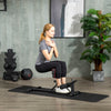 Sissy Squat Machine, Leg Workout Equipment with Adjustable Pad, Rollers and Non-slip Foot Plate for Home Gym Fitness