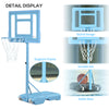 Pool Side Portable Basketball Hoop System Stand Goal with Height Adjustable 3FT-4FT, 32'' Backboard