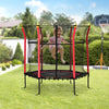 Trampoline for Kids with Net for Indoor/Outdoor Use, Red