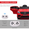 12V Ride On Toy Car for Kids with Remote Control, Mercedes Benz AMG GLC63S Coupe, 2 Speed, with Music, Electric Light, Red