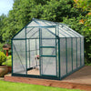 10' x 6' x 7' Aluminum Polycarbonate Walk-In Garden Greenhouse UV-Resistant