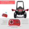 12V Dual Motor Kids Electric Ride-on UTV Toy with MP3/USB Music Connection, Suspension & Remote Control - Red