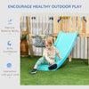 3 in 1 Wooden Swing Set with Slide, Baby Swing Seat, Fort, Wheel, Telescope, Mailbox, 1.5-4 Years Old, for Playground Backyard Gym, 67"x79"x46.5"