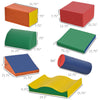 7 Piece Soft Play Blocks Toy Foam Building and Stacking Blocks for Kids