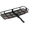 Cargo Carrier Hitch Mount with Luggage Storage and 6 Visibility Reflectors