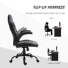 Gaming Chair Swivel Home Office Computer Racing Gamer Desk Chair with Flip-Up Armrest with Wheels