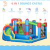 Kids Inflatable Bounce Castle Theme Jumping Castle with Inflator Bag, Patches