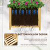 Wooden Raised Garden Bed, Planter with Trellis for Vine Climbing and Vegetables, Herbs, and Flowers Growing