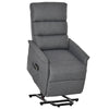 Electric Lift Recliner Massage Chair Vibration, Living Room Office Furniture, Grey