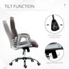 Velvet Office Chair Desk Chair with 360 Degree Swivel Wheels Adjustable Height Tilt Function Dark Gray