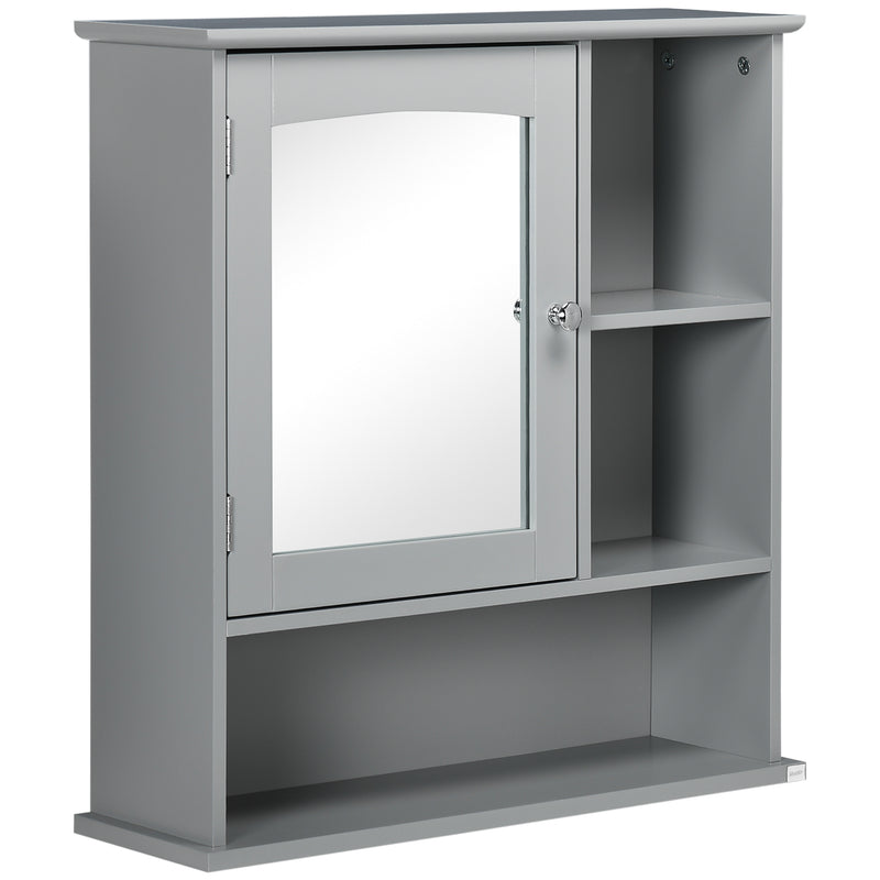 Halifax North America Wall-Mounted Bathroom Mirror Cabinet Organizer with Storage | Mathis Home