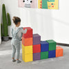 12 Piece Soft Foam Building Play Blocks for Toddlers with Bright Colors, Safe Materials, & Endless Possibilities