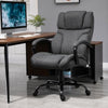 500lbs Big and Tall Office Chair with Wide Seat, Ergonomic Executive Computer Chair with Swivel Wheels and Linen Finish, Dark Grey