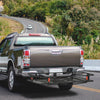 Cargo Carrier Hitch Mount with Luggage Storage and 6 Visibility Reflectors