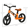 12" Kids Balance Bike Adjustable No Pedal Bicycle for 2-5 Years Orange