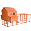 Large Wooden Outdoor Chicken Coop for the Garden & Backyard with A Fun Run & Inner Hen House Space